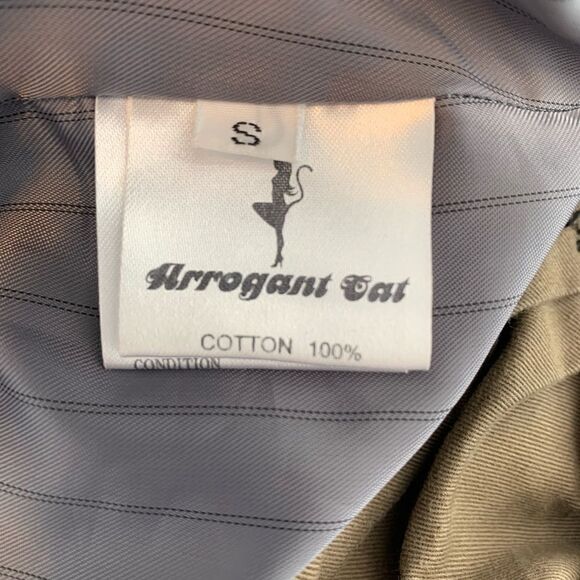 Arrogant Cat London khaki militaryesque jacket size S - Picture 3 of 10